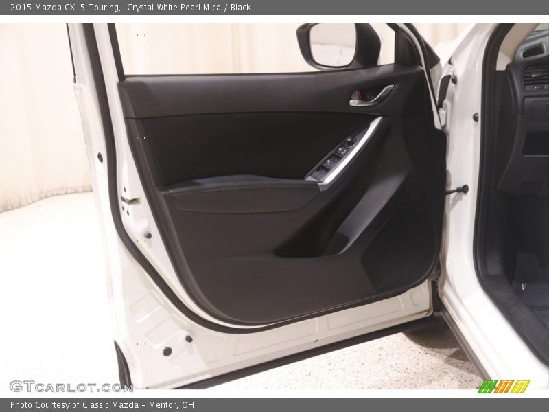 Crystal White Pearl Mica / Black 2015 Mazda CX-5 Touring