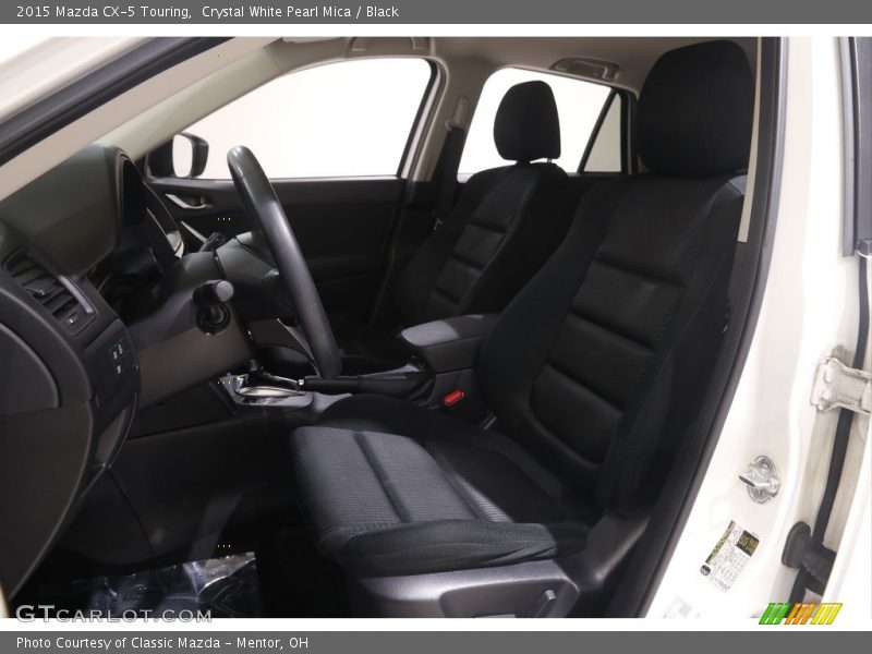 Crystal White Pearl Mica / Black 2015 Mazda CX-5 Touring