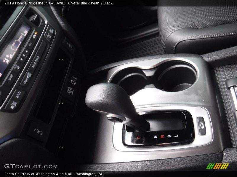 Crystal Black Pearl / Black 2019 Honda Ridgeline RTL-T AWD
