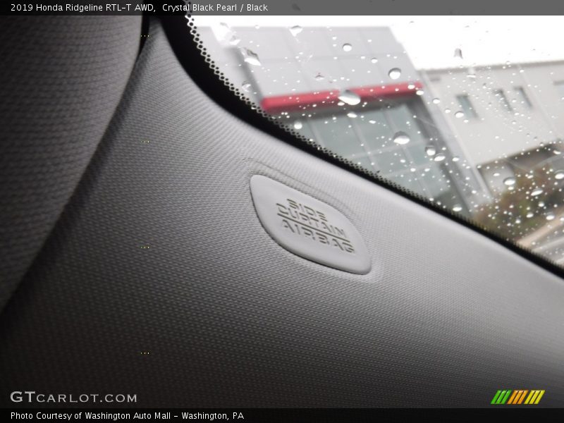 Crystal Black Pearl / Black 2019 Honda Ridgeline RTL-T AWD