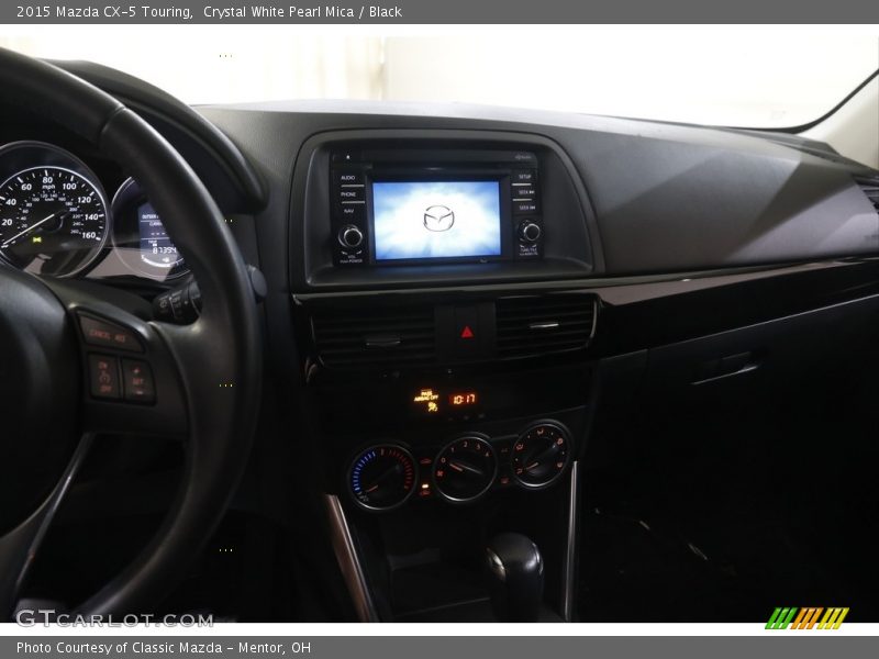 Crystal White Pearl Mica / Black 2015 Mazda CX-5 Touring