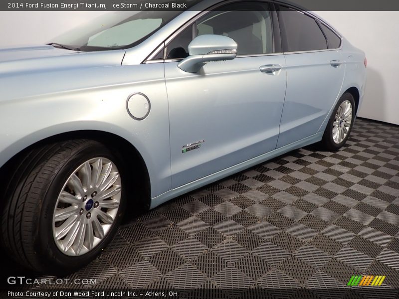 Ice Storm / Charcoal Black 2014 Ford Fusion Energi Titanium