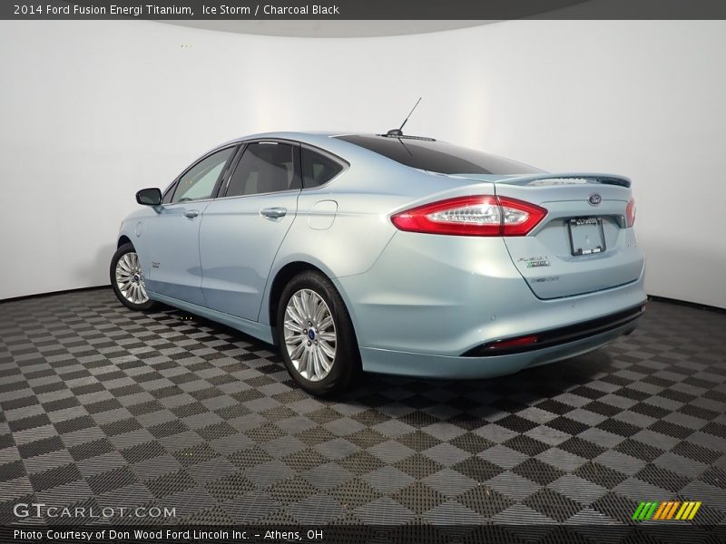 Ice Storm / Charcoal Black 2014 Ford Fusion Energi Titanium