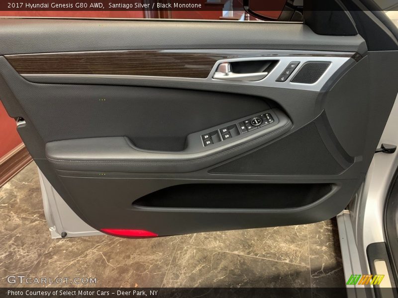 Santiago Silver / Black Monotone 2017 Hyundai Genesis G80 AWD