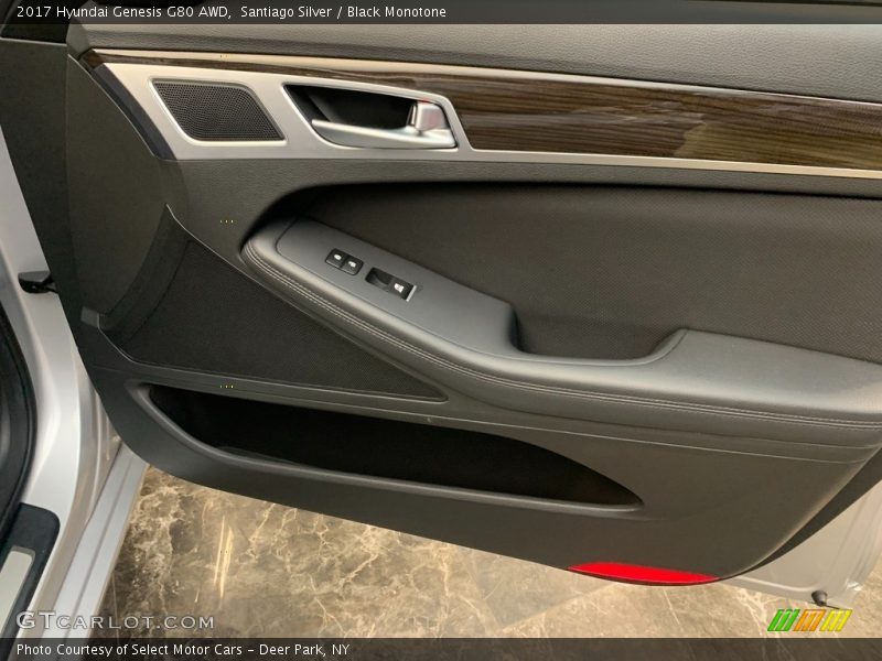 Santiago Silver / Black Monotone 2017 Hyundai Genesis G80 AWD