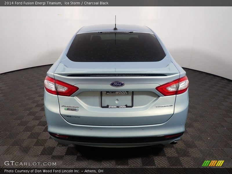 Ice Storm / Charcoal Black 2014 Ford Fusion Energi Titanium