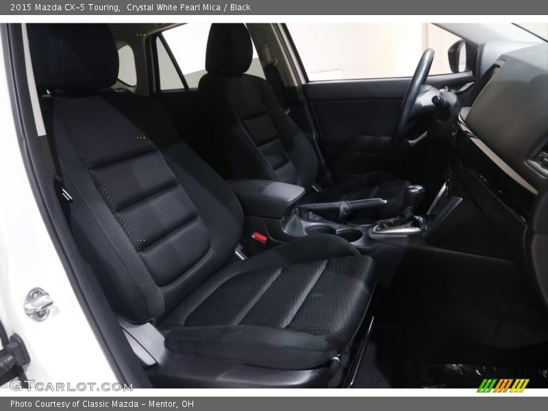 Crystal White Pearl Mica / Black 2015 Mazda CX-5 Touring