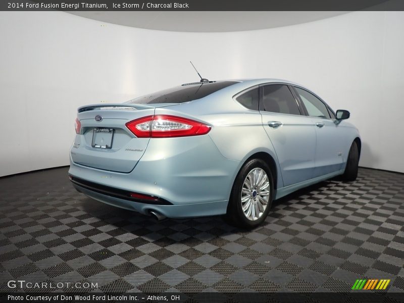 Ice Storm / Charcoal Black 2014 Ford Fusion Energi Titanium