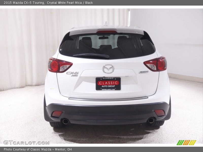 Crystal White Pearl Mica / Black 2015 Mazda CX-5 Touring