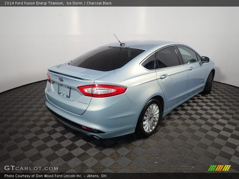Ice Storm / Charcoal Black 2014 Ford Fusion Energi Titanium