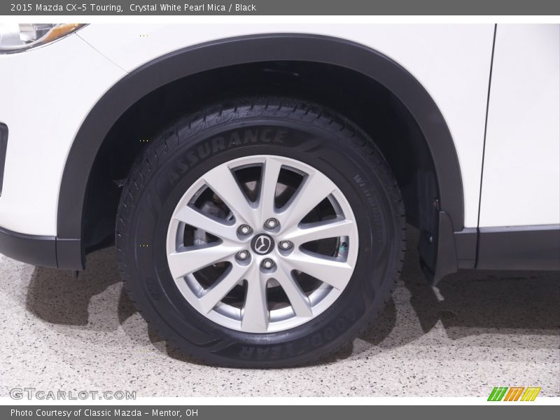 Crystal White Pearl Mica / Black 2015 Mazda CX-5 Touring
