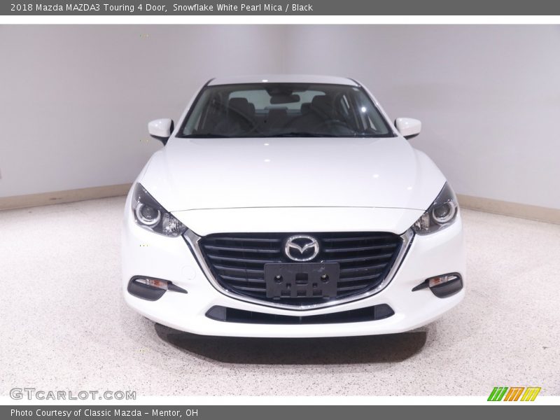 Snowflake White Pearl Mica / Black 2018 Mazda MAZDA3 Touring 4 Door