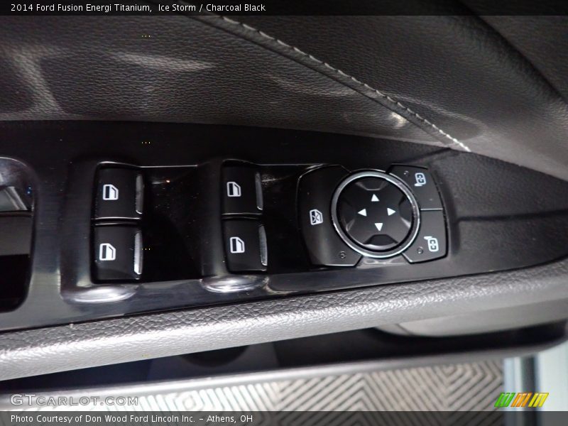 Ice Storm / Charcoal Black 2014 Ford Fusion Energi Titanium