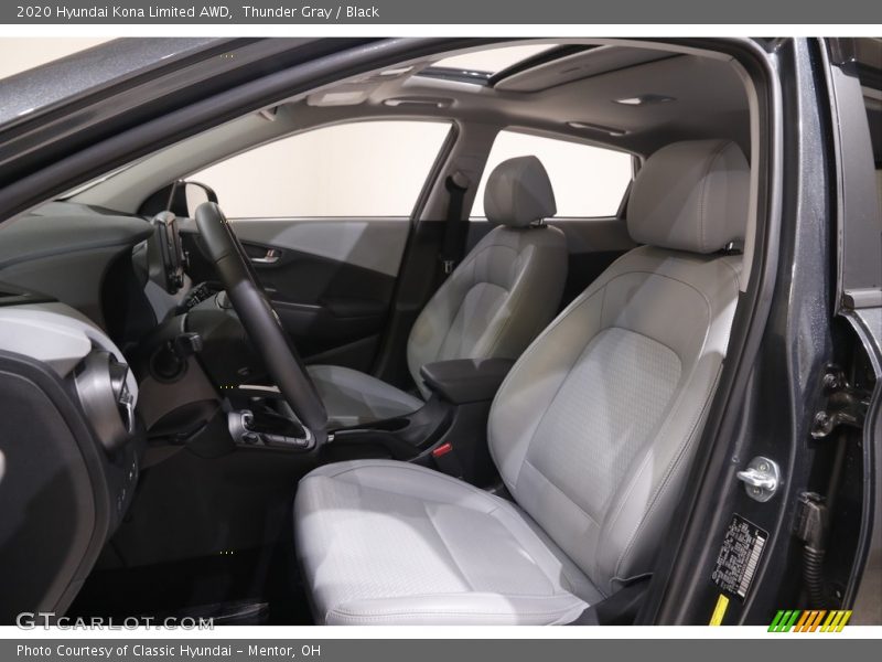 Thunder Gray / Black 2020 Hyundai Kona Limited AWD
