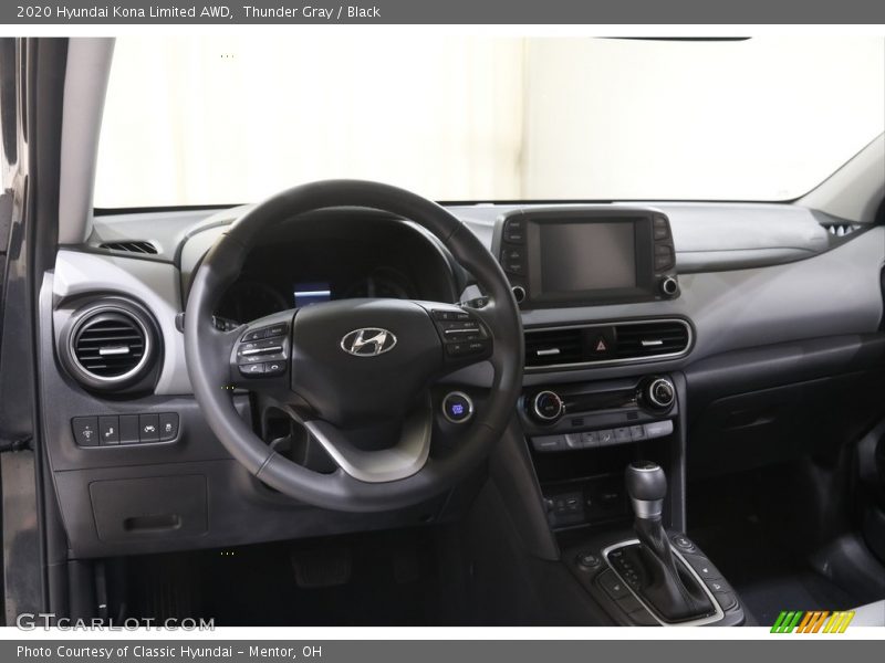 Thunder Gray / Black 2020 Hyundai Kona Limited AWD