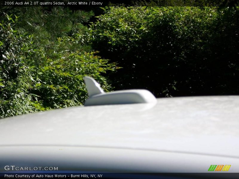 Arctic White / Ebony 2006 Audi A4 2.0T quattro Sedan