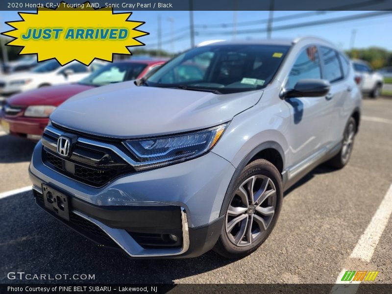 Sonic Gray Pearl / Black 2020 Honda CR-V Touring AWD