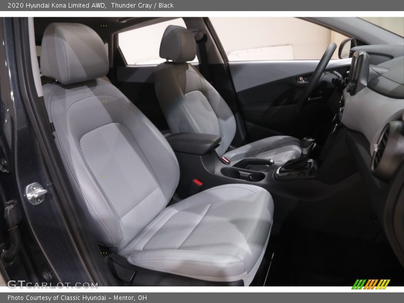 Thunder Gray / Black 2020 Hyundai Kona Limited AWD