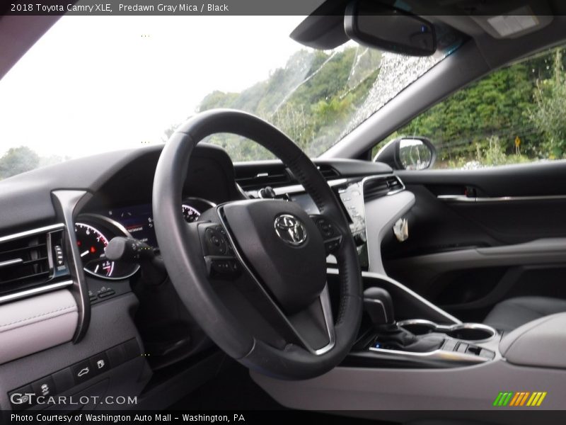 Predawn Gray Mica / Black 2018 Toyota Camry XLE