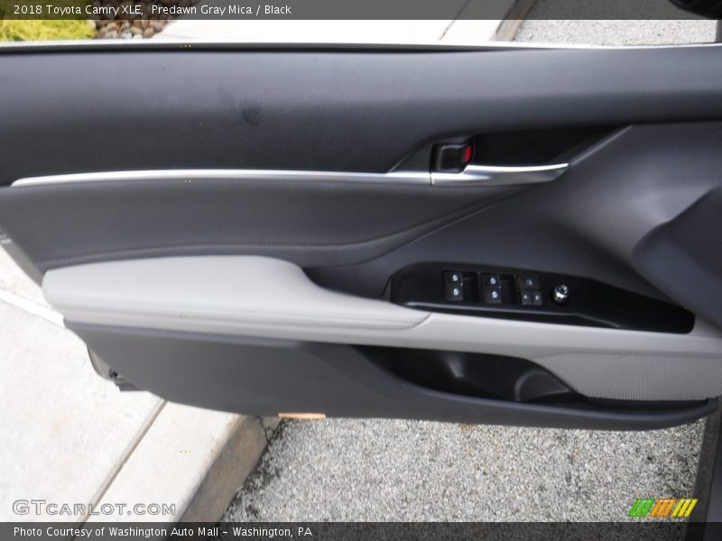 Predawn Gray Mica / Black 2018 Toyota Camry XLE