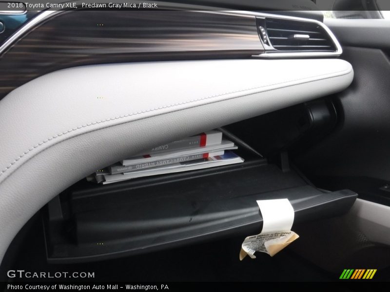 Predawn Gray Mica / Black 2018 Toyota Camry XLE