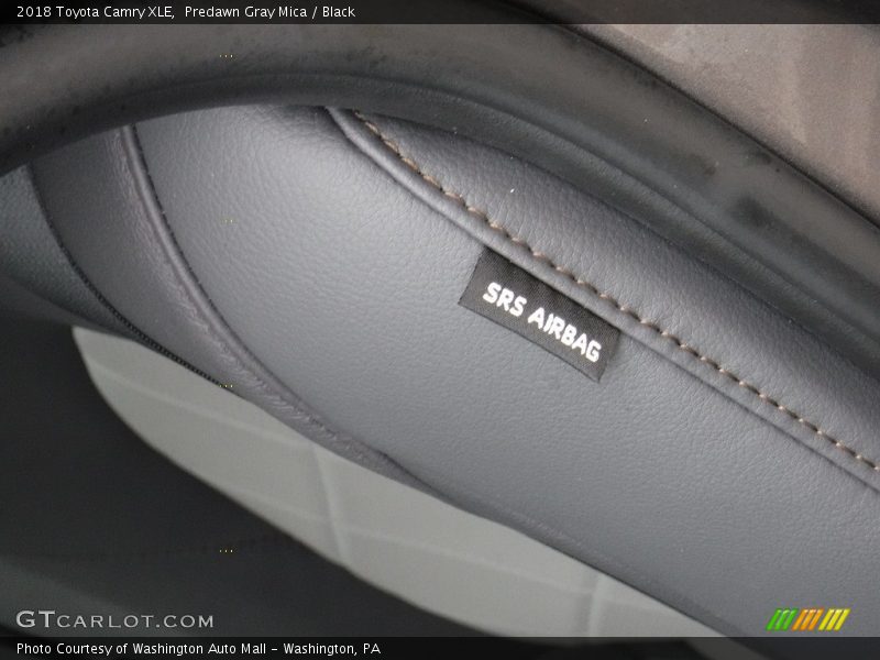 Predawn Gray Mica / Black 2018 Toyota Camry XLE