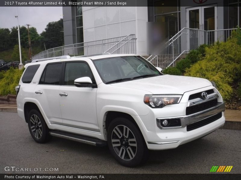 Blizzard Pearl White / Sand Beige 2017 Toyota 4Runner Limited 4x4