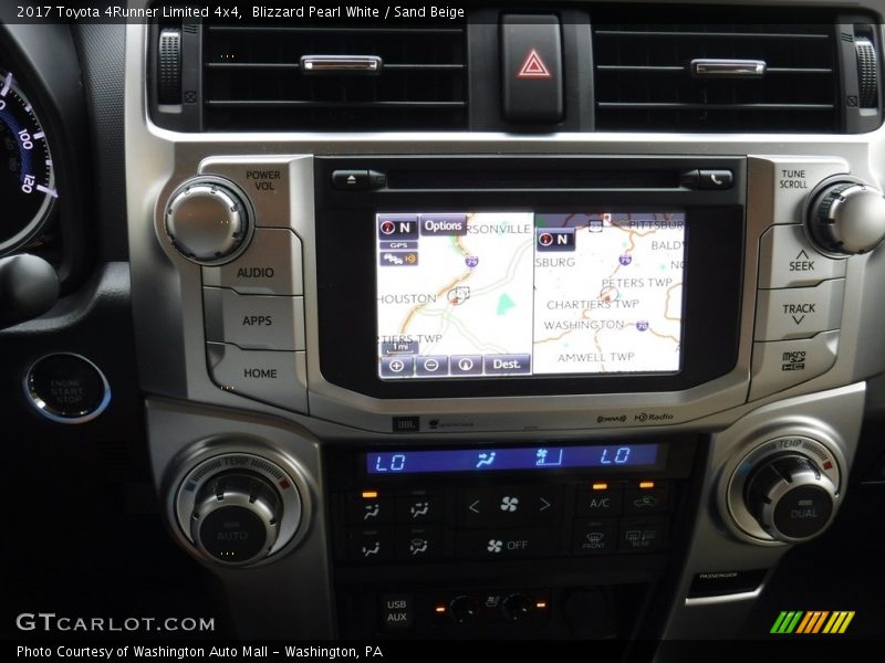 Blizzard Pearl White / Sand Beige 2017 Toyota 4Runner Limited 4x4