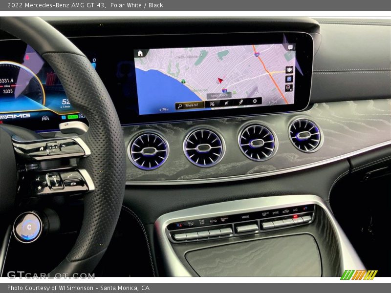 Navigation of 2022 AMG GT 43