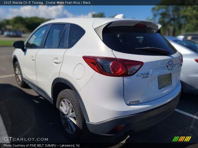 Crystal White Pearl Mica / Black 2015 Mazda CX-5 Touring