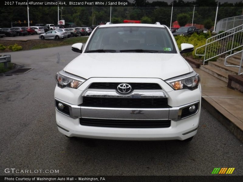 Blizzard Pearl White / Sand Beige 2017 Toyota 4Runner Limited 4x4