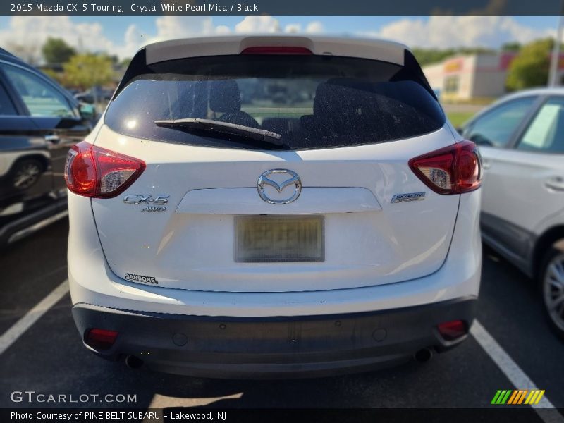 Crystal White Pearl Mica / Black 2015 Mazda CX-5 Touring