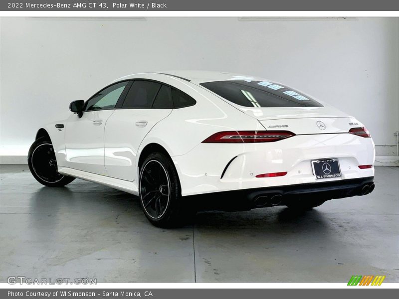 Polar White / Black 2022 Mercedes-Benz AMG GT 43