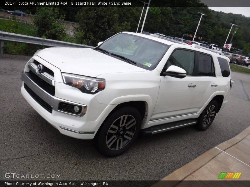 Blizzard Pearl White / Sand Beige 2017 Toyota 4Runner Limited 4x4