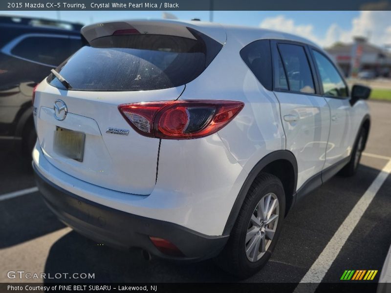 Crystal White Pearl Mica / Black 2015 Mazda CX-5 Touring