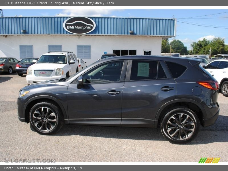 Meteor Gray Mica / Black 2016 Mazda CX-5 Grand Touring AWD