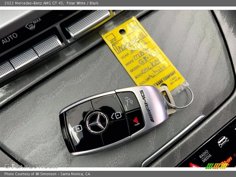 Keys of 2022 AMG GT 43