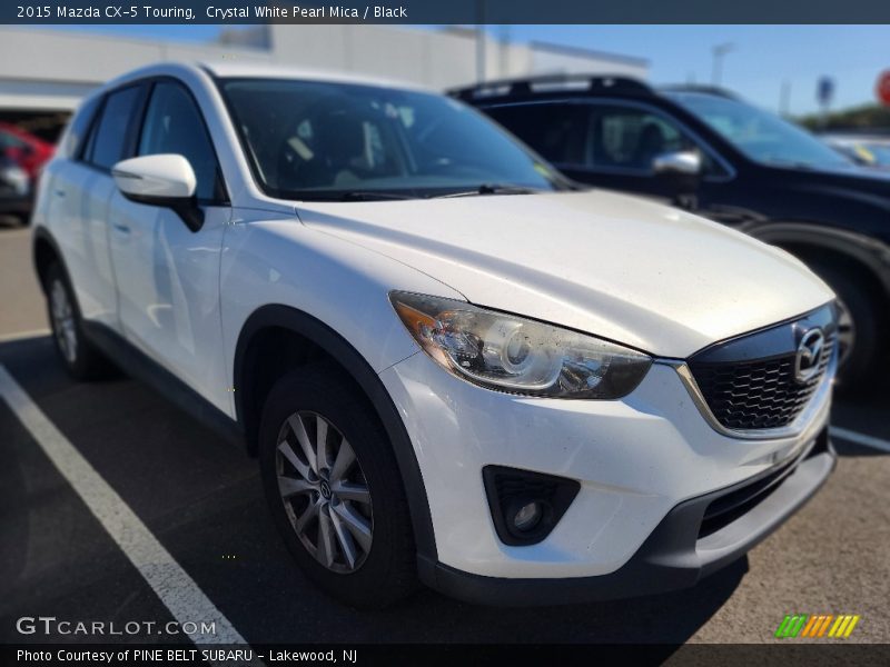 Crystal White Pearl Mica / Black 2015 Mazda CX-5 Touring