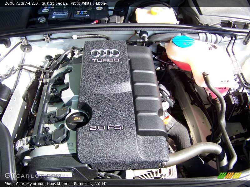 Arctic White / Ebony 2006 Audi A4 2.0T quattro Sedan