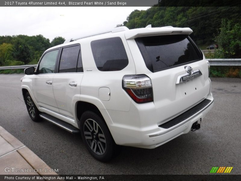 Blizzard Pearl White / Sand Beige 2017 Toyota 4Runner Limited 4x4