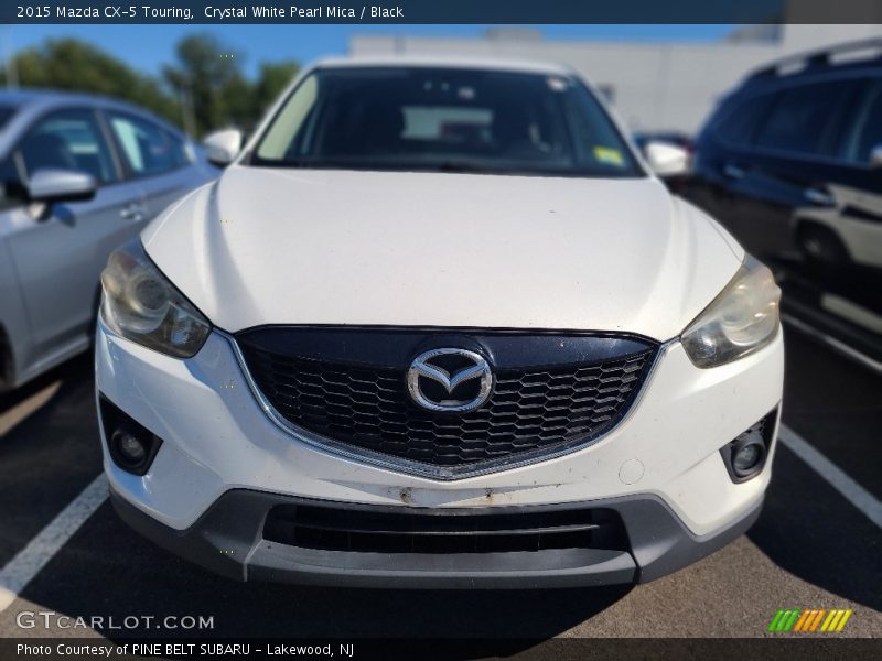 Crystal White Pearl Mica / Black 2015 Mazda CX-5 Touring