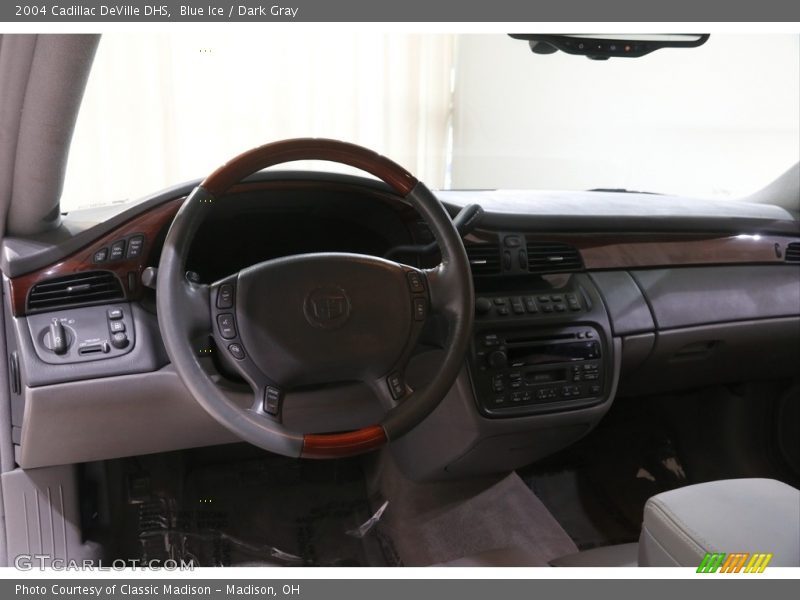 Blue Ice / Dark Gray 2004 Cadillac DeVille DHS