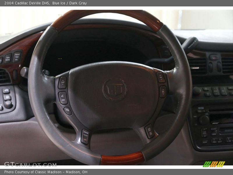 Blue Ice / Dark Gray 2004 Cadillac DeVille DHS