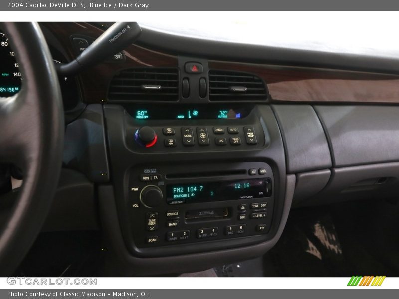 Blue Ice / Dark Gray 2004 Cadillac DeVille DHS