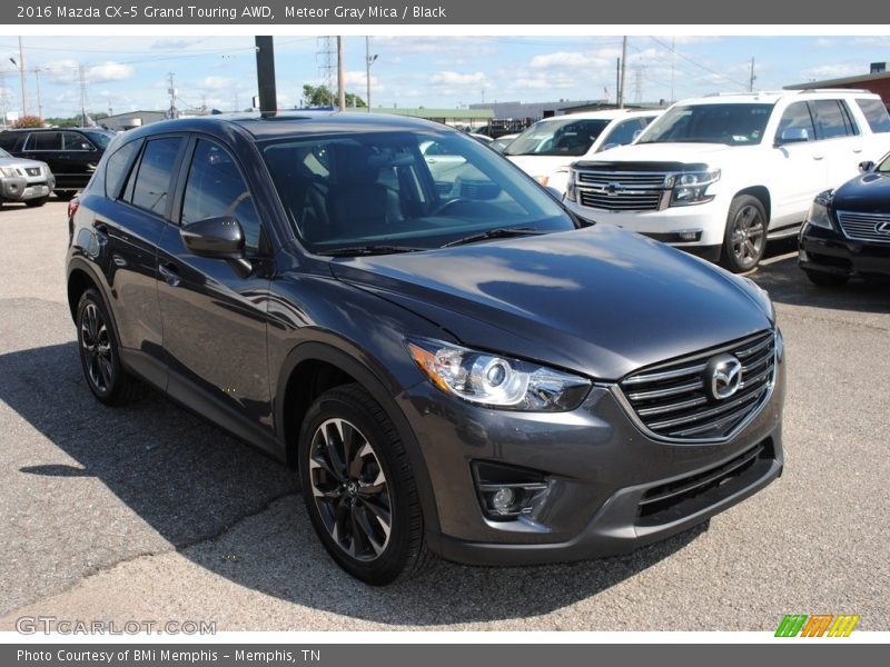 Meteor Gray Mica / Black 2016 Mazda CX-5 Grand Touring AWD