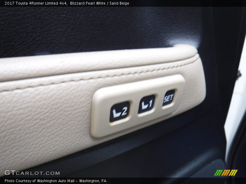 Blizzard Pearl White / Sand Beige 2017 Toyota 4Runner Limited 4x4