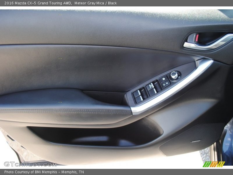Meteor Gray Mica / Black 2016 Mazda CX-5 Grand Touring AWD