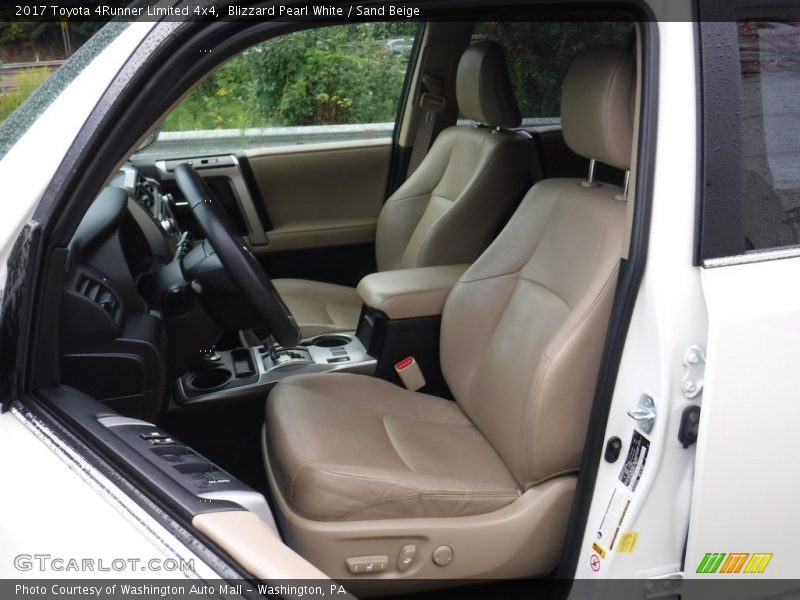 Blizzard Pearl White / Sand Beige 2017 Toyota 4Runner Limited 4x4