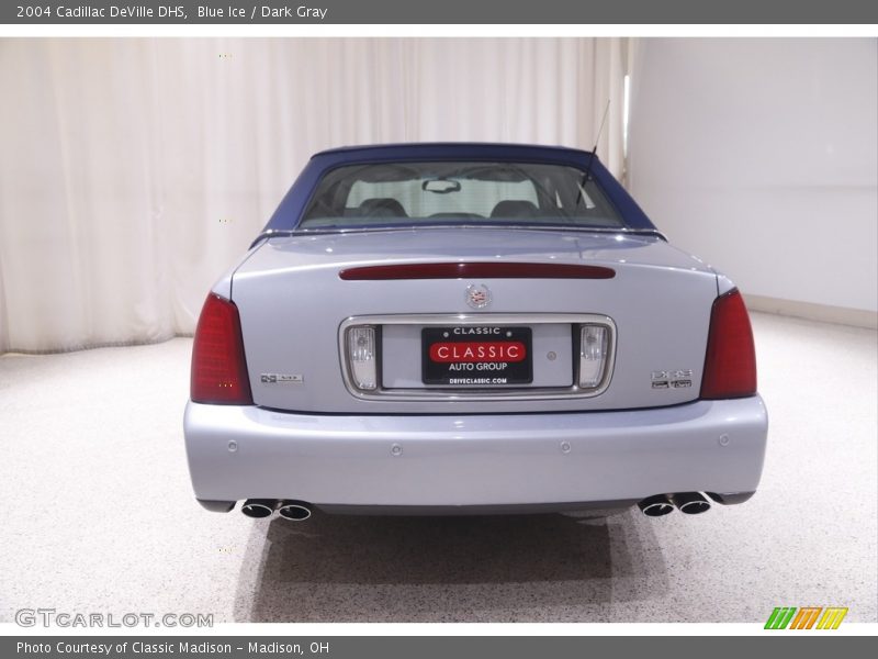 Blue Ice / Dark Gray 2004 Cadillac DeVille DHS