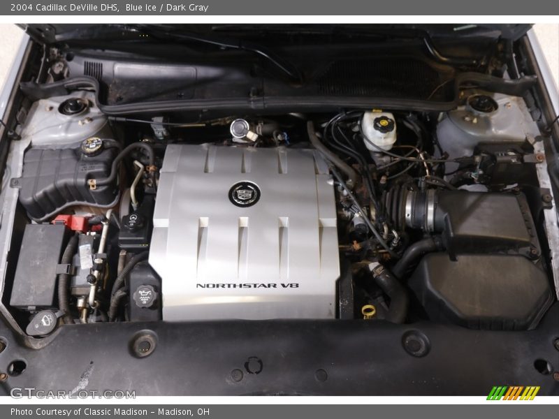 Blue Ice / Dark Gray 2004 Cadillac DeVille DHS